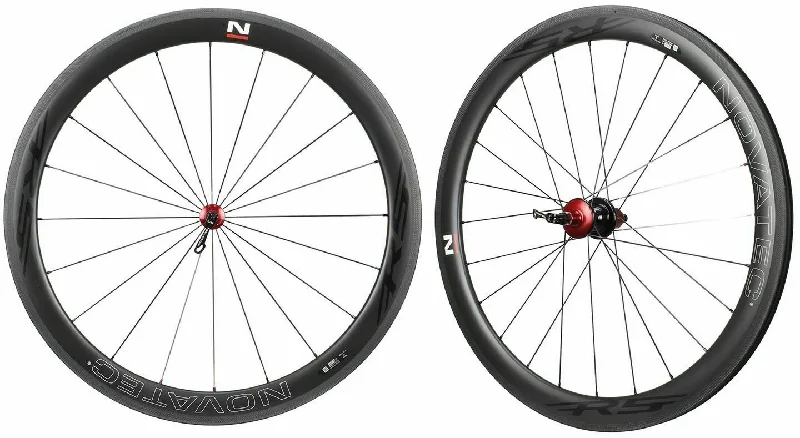 mountain bike helmets for intense trails-NOVATEC Road R5 Clincher Carbon Wheelset compatible with Shimano SRAM CAMPY 8-11s 50mm