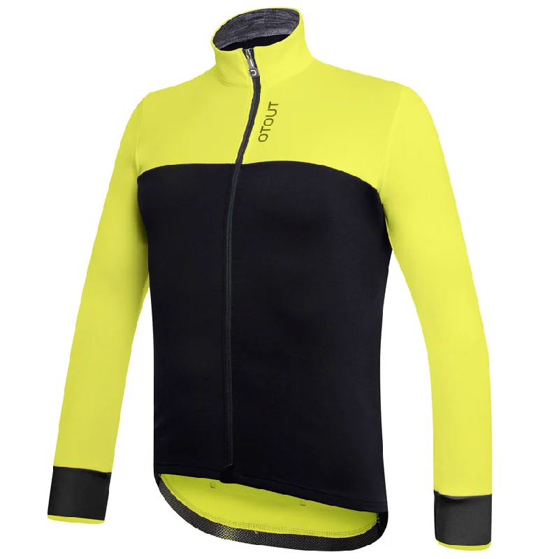 cycling clothing for spare cash-Maglia ML Dotout Legend - Nero Giallo