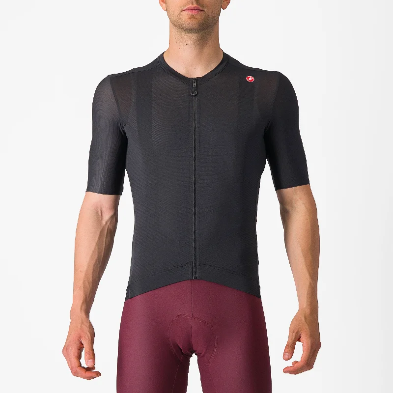 cycling clothing for rainy lands-Maglia Castelli Espresso - Nero