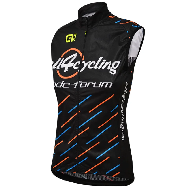 cycling clothing with rapid clasps-Gilet Donna Team All4cycling Bdc