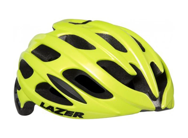 bicycle battery range guide-Lazer Blade Road Helmet - Yellow-Black