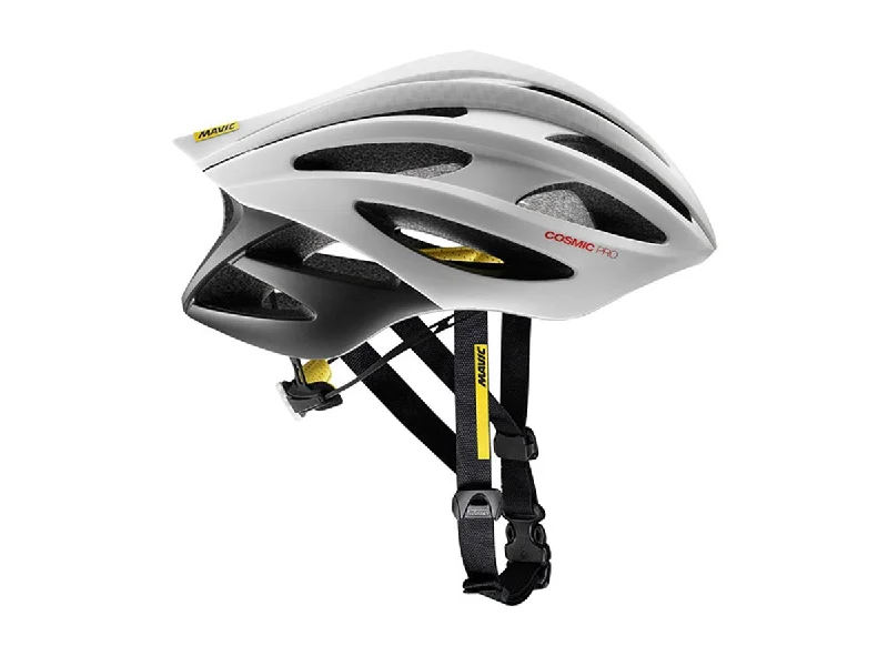 bicycle full fender benefits-Mavic Cosmic Pro Road Helmet - White-Black