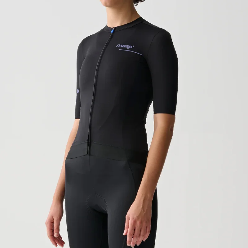 cycling clothing for intense sessions-Maglia donna Maap Training - Nero viola