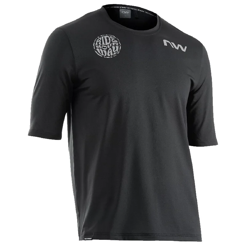 cycling clothing for stage races-Maglia Northwave XTrail 2 - Nero nero