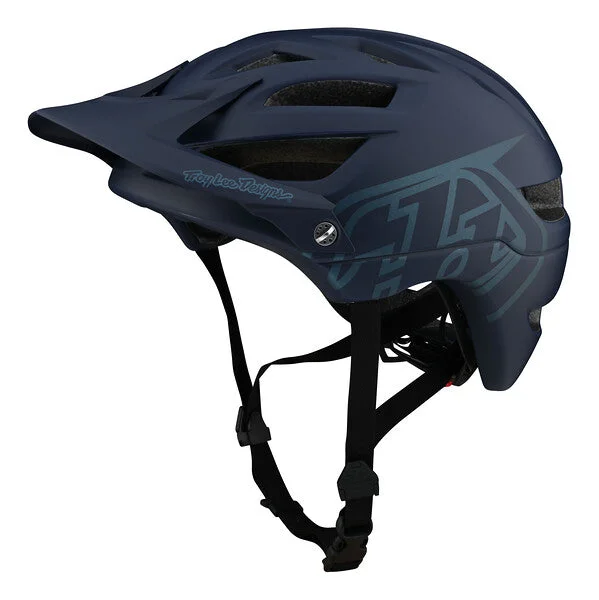 bicycle tire compound types-Troy Lee Designs A1 MTB Helmet - Drone - Dark Slate Blue - 2022