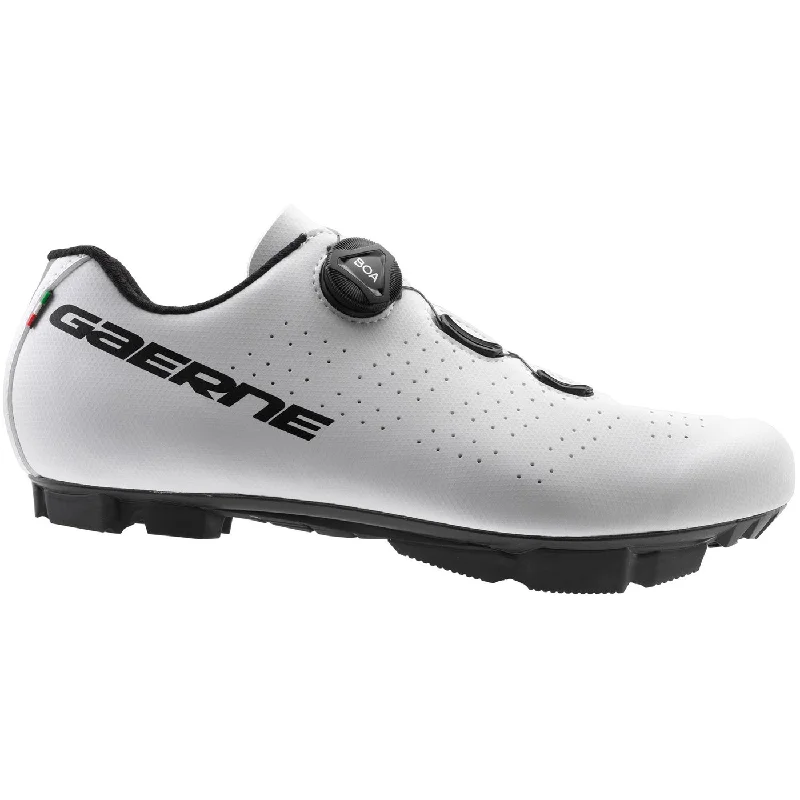 cycling clothing with spray shield-Scarpe mtb Gaerne G.Trail - Bianco