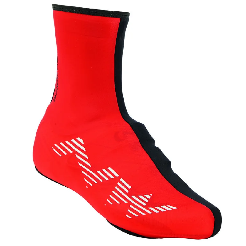 cycling clothing with wind barrier-Copriscarpe Northwave Evolution - Rosso