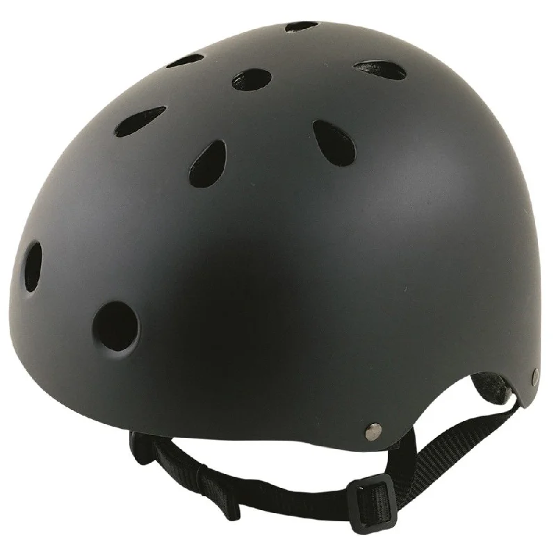 bicycle touring saddle reviews-Oxford Bomber BMX Bike-Skate Helmet Also Urban Scooter 54-58cm,Hard Shell,Black