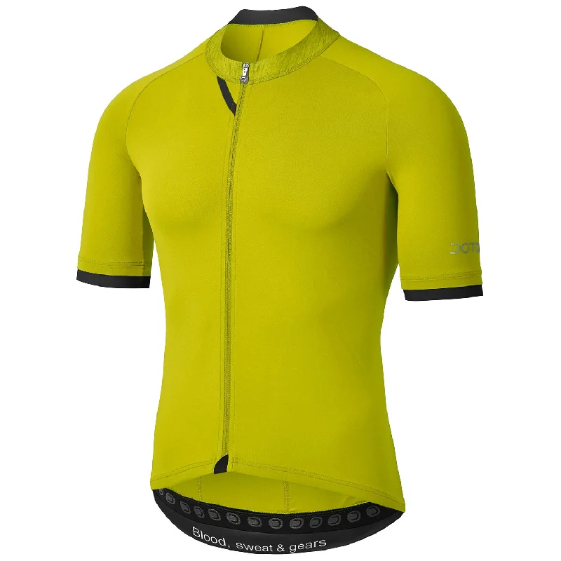 cycling clothing with jazzy stripes-Maglia Dotout Kyro - Giallo