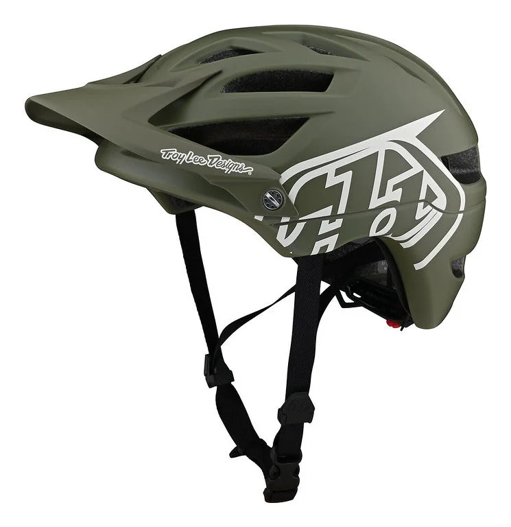 bicycle truing stand reviews-Troy Lee Designs A1 MTB Helmet - Drone - Steel Green - 2022