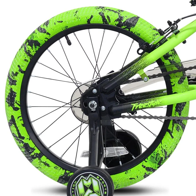 18" Madd Gear MG18 Green, Replacement Rear Wheel