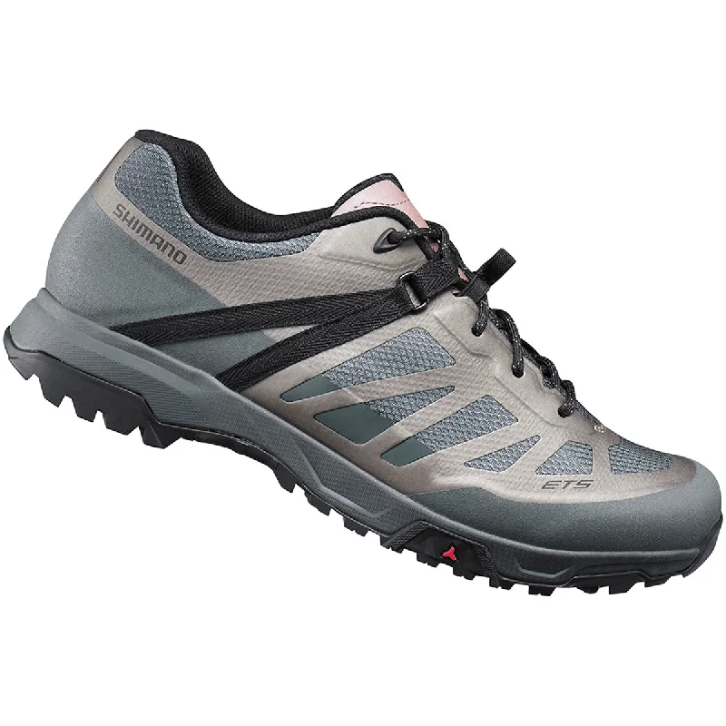 cycling clothing with complete shield-Scarpe donna Shimano ET5 - Grigio