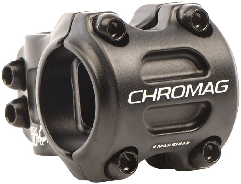 bicycle chain lube recommendations-Chromag HIFI BSX Stem Diameter: 31.8mm Length: 31mm Steerer: 1-1/8 0° Black