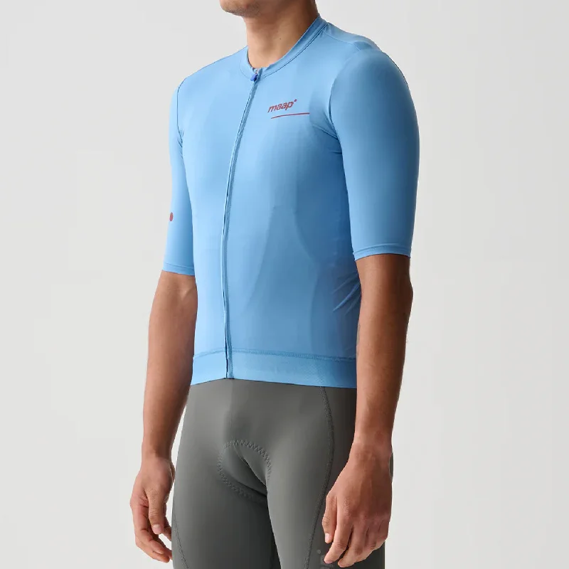 cycling clothing with long grit-Maglia Maap Training - Azzurro