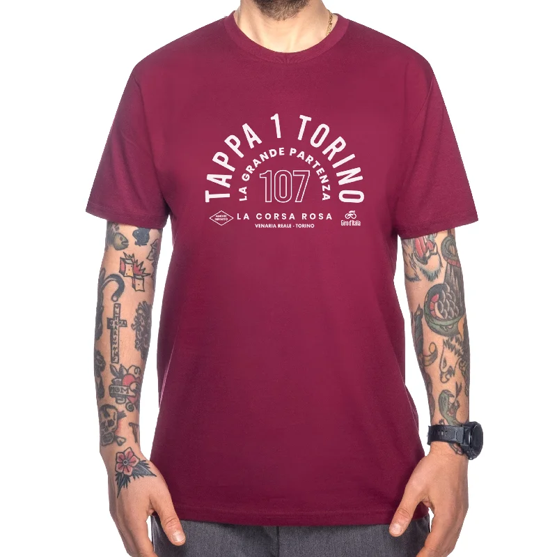 cycling clothing with fast cyclists-T-shirt Torino La Grande Partenza Giro d'Italia