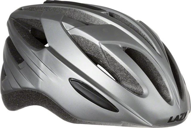 bicycle turbo trainer noise-Lazer Neon Road Helmet - Matt Titanium