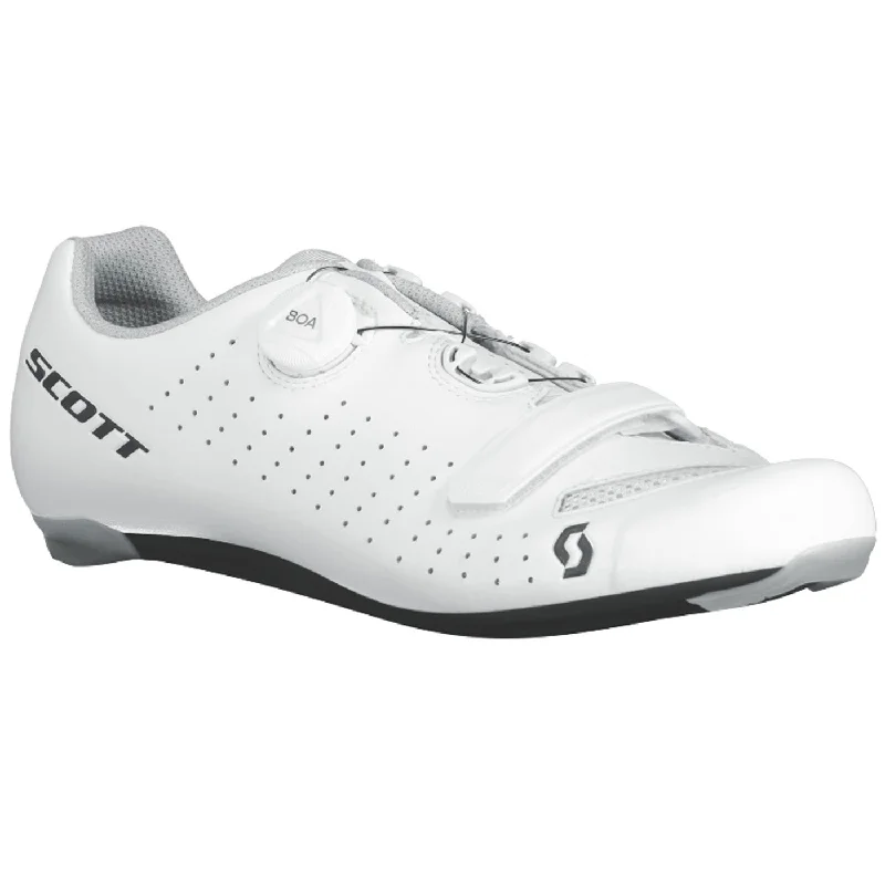 cycling clothing with firm clasps-Scarpe Scott Road Comp Boa - Bianco