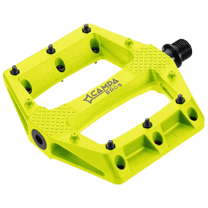 bicycle downtube protector types-Pedali Campa Bros Assault 5 - Giallo