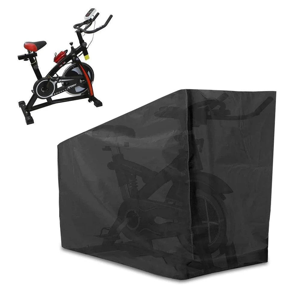 bicycle cruiser bike comfort-Exercise Bike Cover Static Bicycles Folding Protective Shield Dustproof Waterproof Spinning Bicycle Bike Covers for Home Cycling