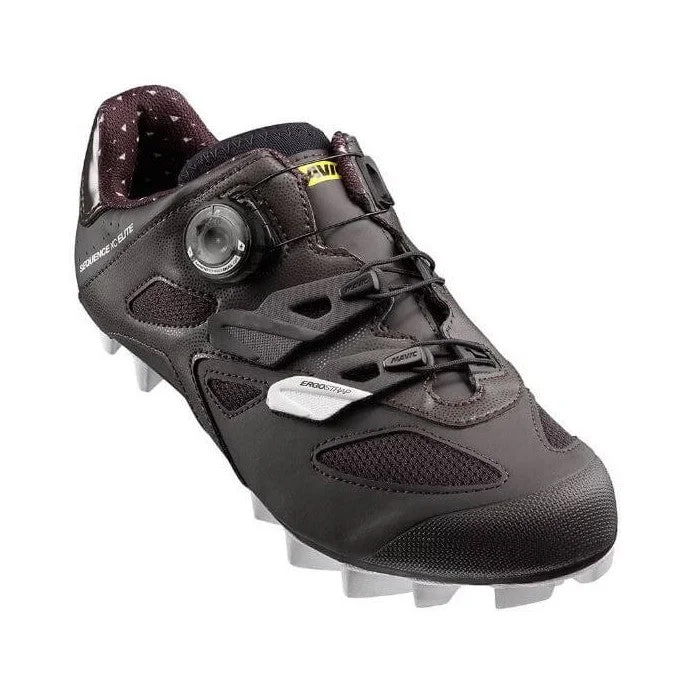 cycling clothing with bold threads-Mavic Sequence XC Elite MTB Shoes - Womens - After Dark