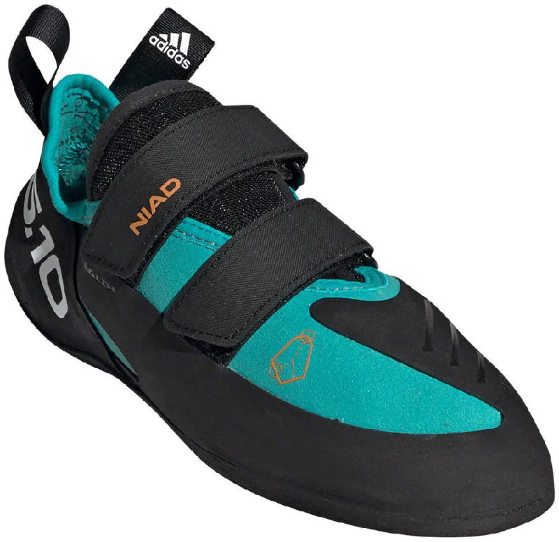 cycling clothing with vivid edging-Five Ten Niad VCS Climbing Shoe - Women's, Core Black/Core Black/FTWR White