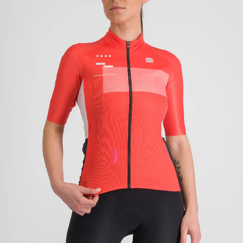 cycling clothing with metro vibe-Maglia donna Sportful Breakout Supergiara - Arancio