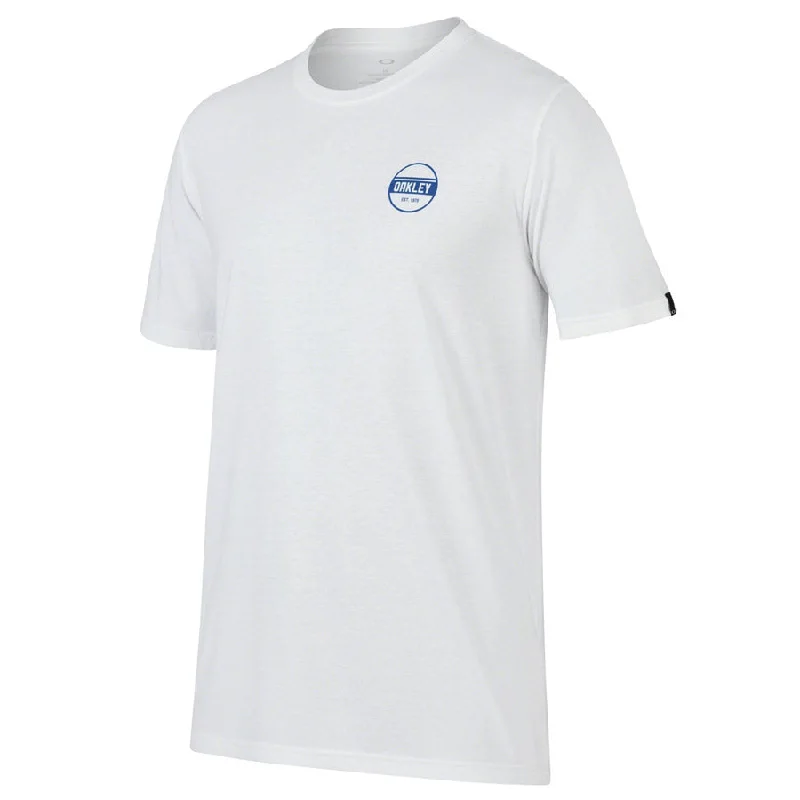 cycling clothing with fluid edge-T-Shirt Oakley Tri Double - Bianco