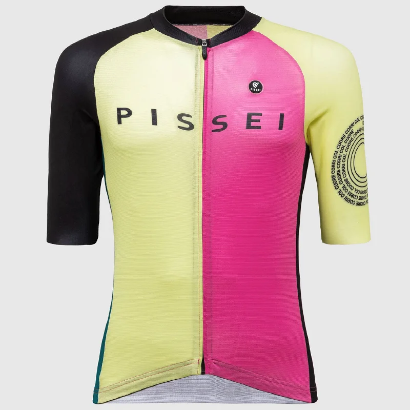 cycling clothing with fast strides-Maglia Pissei Tempo Surrial - Geometric