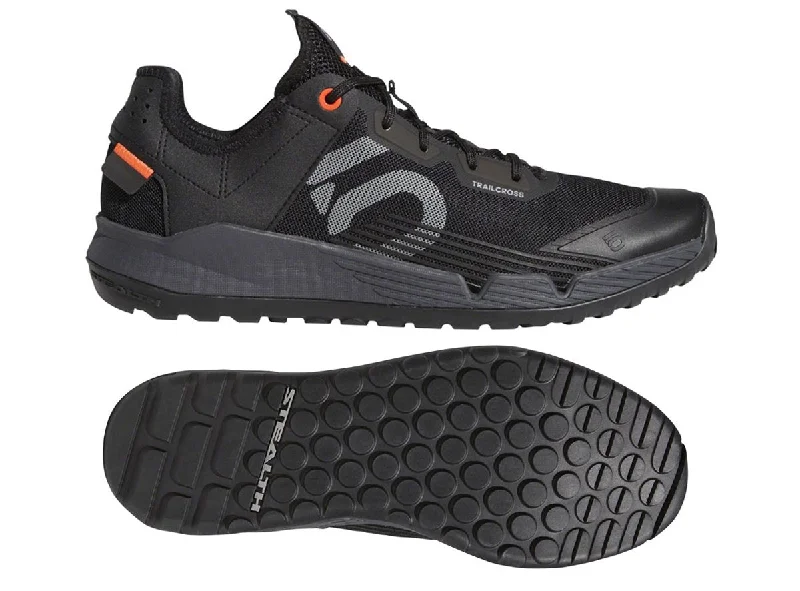 cycling clothing with fluid flair-Five Ten Trailcross LT MTB Shoe - Core Black-Gray Two-Solar Red