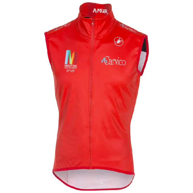 cycling clothing with tough stamina-Gilet Carvico Maratona Dles Dolomites - Enel 2017