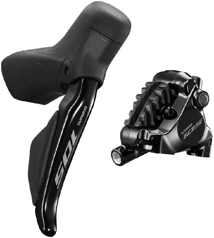 mountain bike hydration packs for long rides-Shimano 105 ST-R7170-R Di2 Shift/Brake Lever BR-R7170 Hydraulic Disc Brake Caliper - Rear 12-Speed Flat Mount BLK