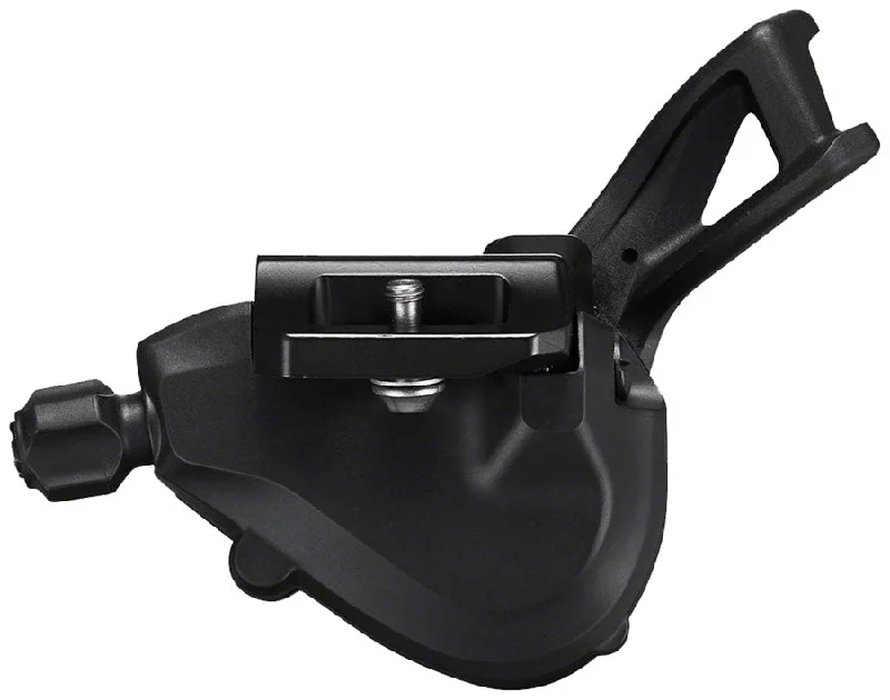 mountain bike pedals for rugged use-Shimano Deore SL-M5100-IL Shift Lever - Left 2x RapidFire Plus Mono I-SPEC EV BLK