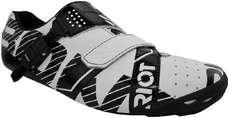 cycling clothing with gust barrier-Bont Riot Buckle Road Cycling Shoes