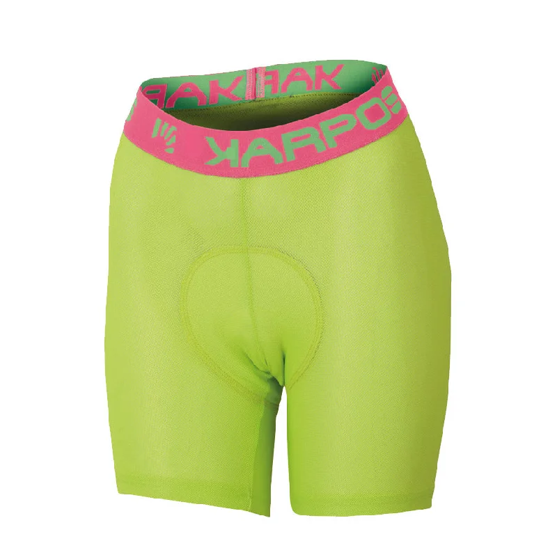 cycling clothing with thick comfort-Boxer Donna Karpos Pro-Tec Inner - Verde