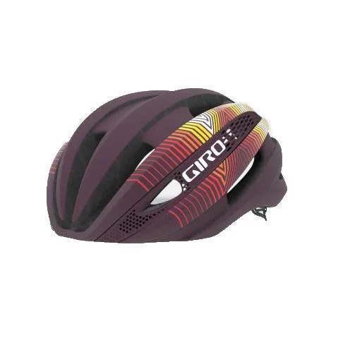 bicycle tire compound types-Giro Synthe MIPS Road Helmet - Dusty Purple-Heatwave - 2019