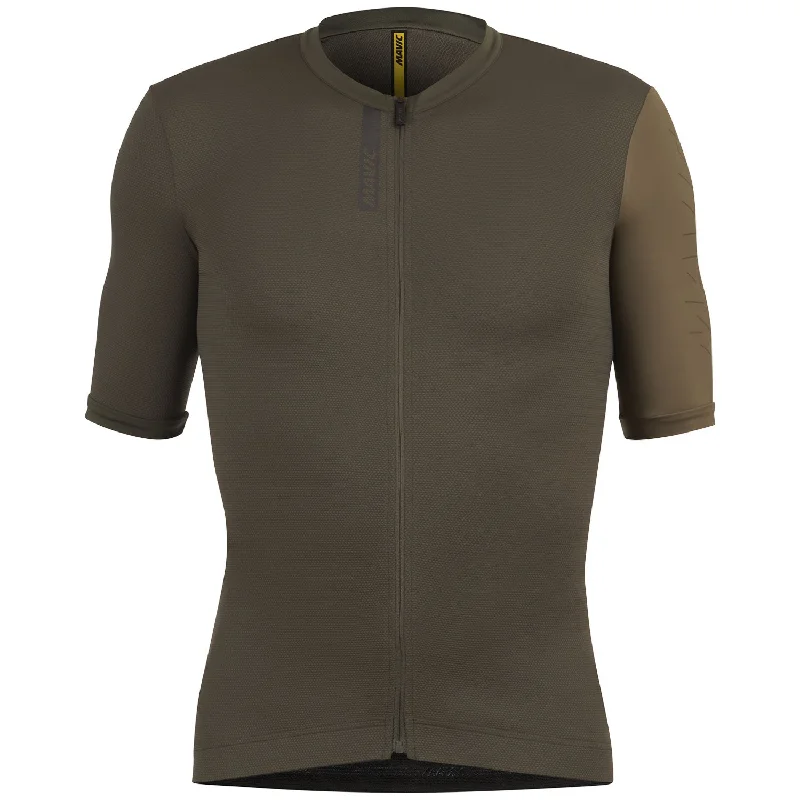 cycling clothing for big spins-Maglia Mavic Essential - Verde