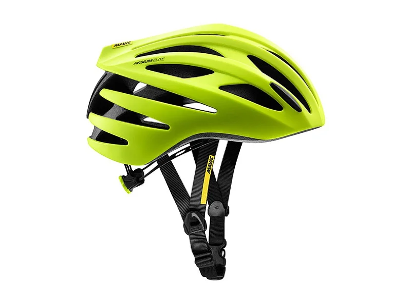 bicycle cargo trailer reviews-Mavic Aksium Elite Helmet - Yellow-Black