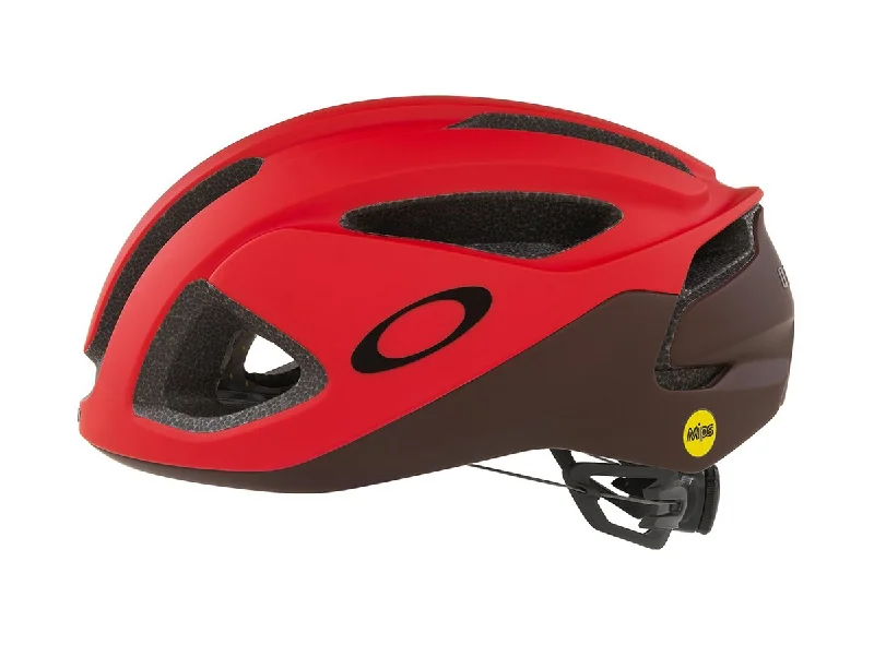 bicycle bell legal requirements-Oakley ARO3 Road Helmet - Red-Grenache