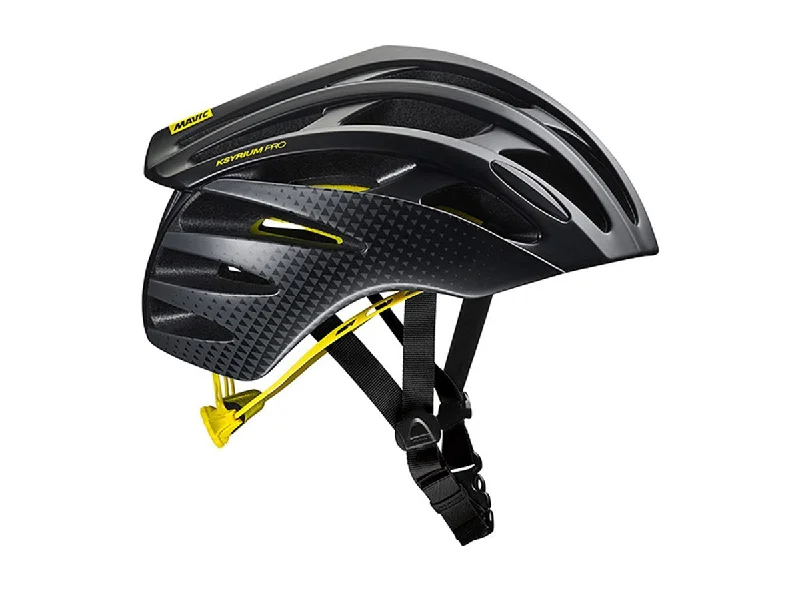 bicycle crank arm protector-Mavic Ksyrium Pro Road Helmet - Black-Yellow