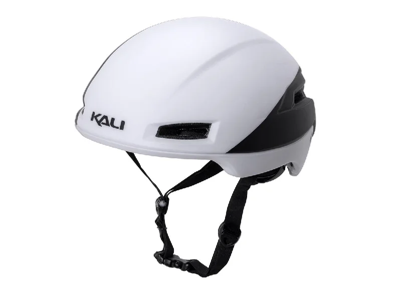 bicycle trailer tire replacement-Kali Tava Aero Road Helmet - Matt White-Black