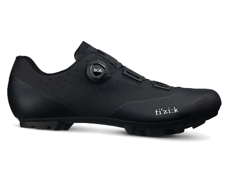 cycling clothing with max stretch-Fizik X3 Vento Overcurve Clipless MTB Shoe - Black-Black