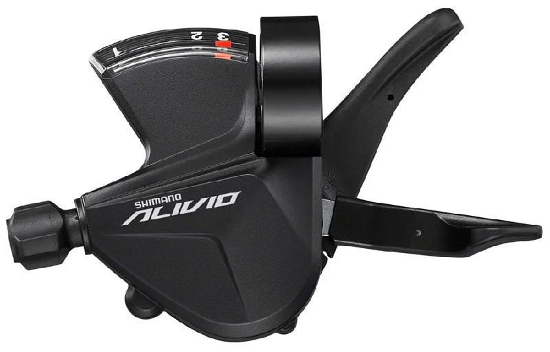 bike accessories for all cyclists-Shimano Alivio SL-M3100-L Shifter - Left 3-Speed RapidFire Plus Optical Gear Display