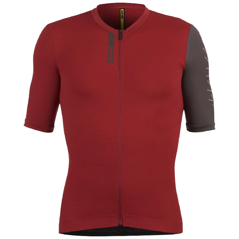 cycling clothing with damp spins-Maglia Mavic Essential - Rosso