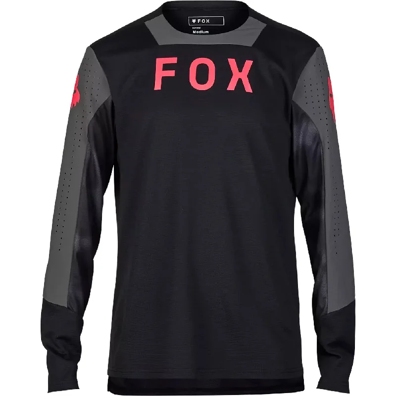 cycling clothing with hefty padding-Maglia maniche lunghe Fox Defend Taunt - Nero