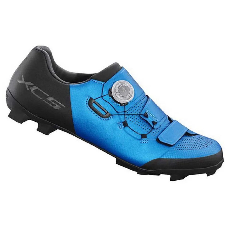 cycling clothing with loud accents-Scarpe Mtb Shimano XC502 - Blu