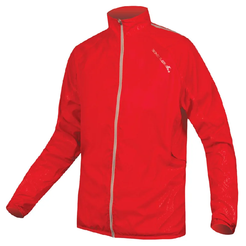 cycling clothing with retro vibe-Mantellina Endura Pakajak 2 - Rosso