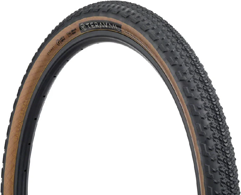 Teravail Sparwood Tire - 27.5 x 2.1 Tubeless Folding Tan Durable Fast Compound