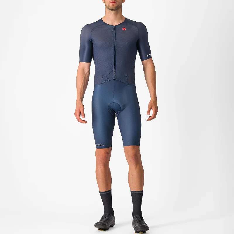 cycling clothing with breezy comfort-Body Castelli BTW Speed Suit 2 - Blu