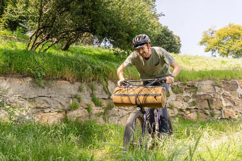 bicycle hand signal guide-Barrel Burrito - Handlebar Bag: 42.069L