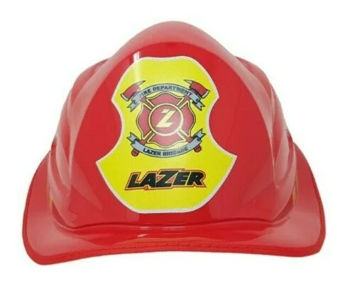 bicycle bike rack garage storage-LAZER CRAZY P'NUT FIREMAN REPLACEMENT CLIP ON CHILDRENS BIKE HELMET SHELL TOP